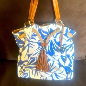 Gently used tropical Michael Kors bag